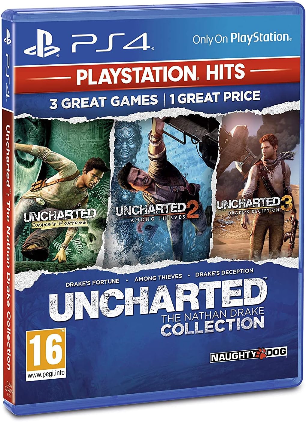 Jeu PS4 Uncharted : The Nathan Drake Collection HITS