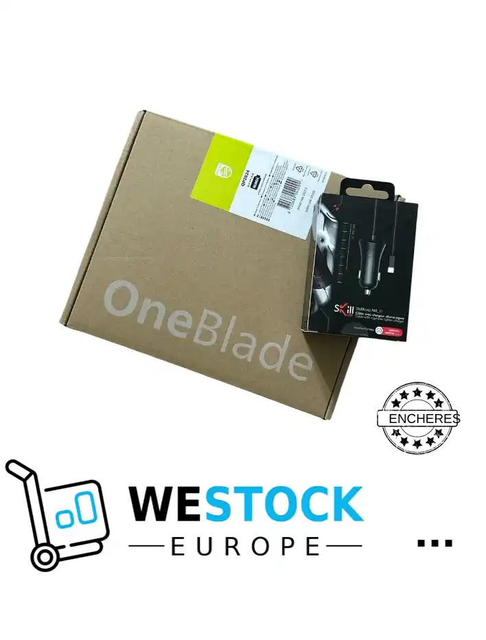 Enchère lot tondeuse One blade Philips & accessoire  – #561 – P.P. lot neuf 73,47€