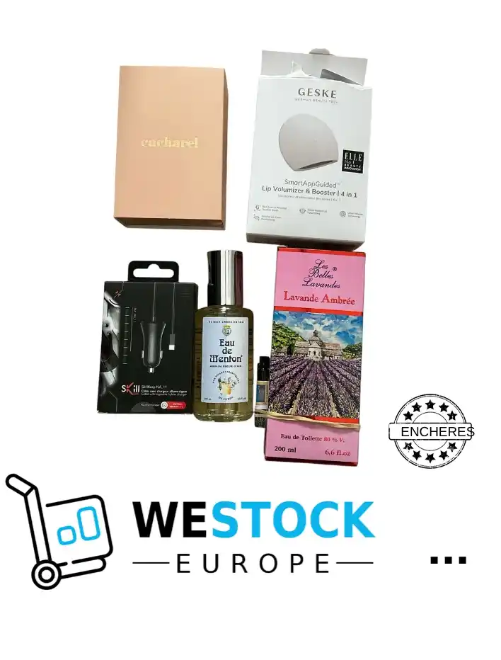 Enchère lot Divers – parfums – bracelet cacharel etc.  #563 – P.P. lot neuf 71,52€