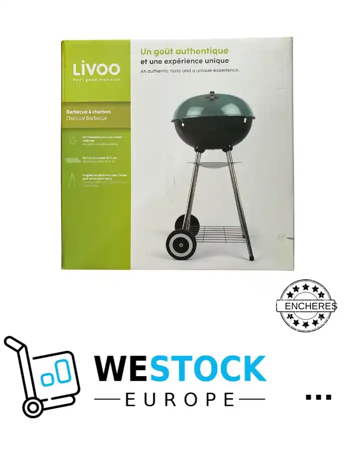 Enchère Barbecue à Charbon Livoo Doc172ve neuf  #564 – P.P. lot neuf 71,52€