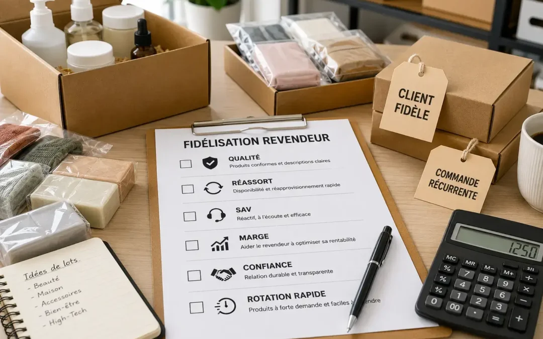 fidéliser clients lots forte rotation avec réassort B2B et relation revendeur