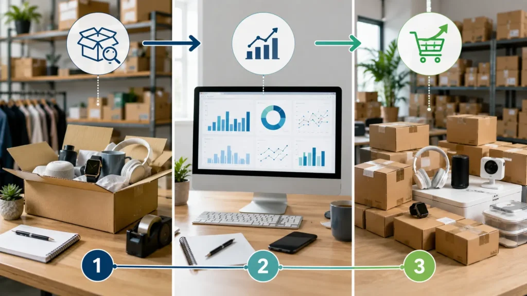scaler boutique ecommerce grâce à une méthode de test et de réinvestissement du stock