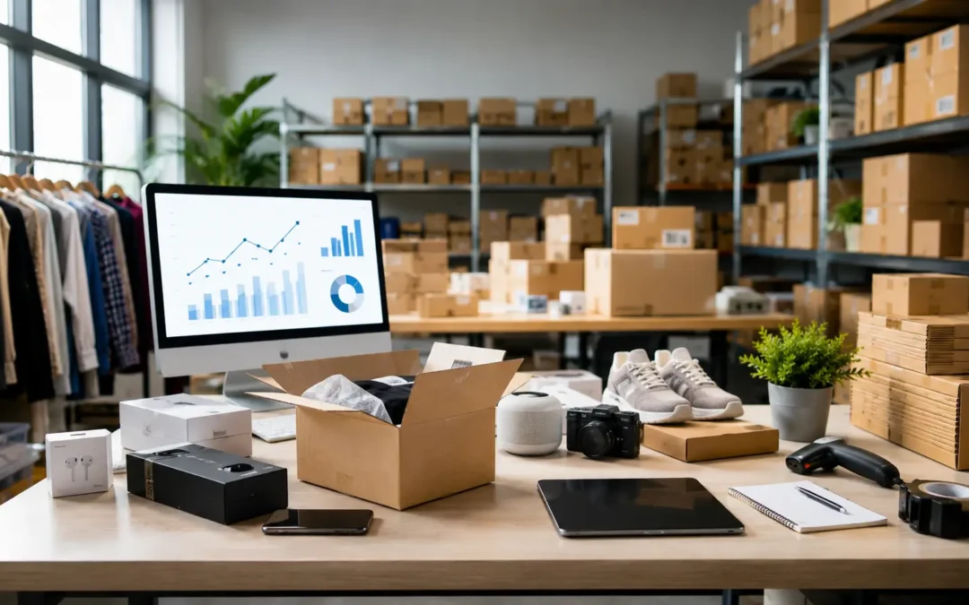 scaler boutique ecommerce avec du stock déstocké organisé pour la revente en ligne