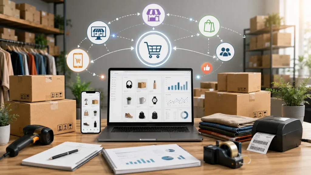 scaler boutique ecommerce avec une stratégie multicanale et une rotation rapide du stock