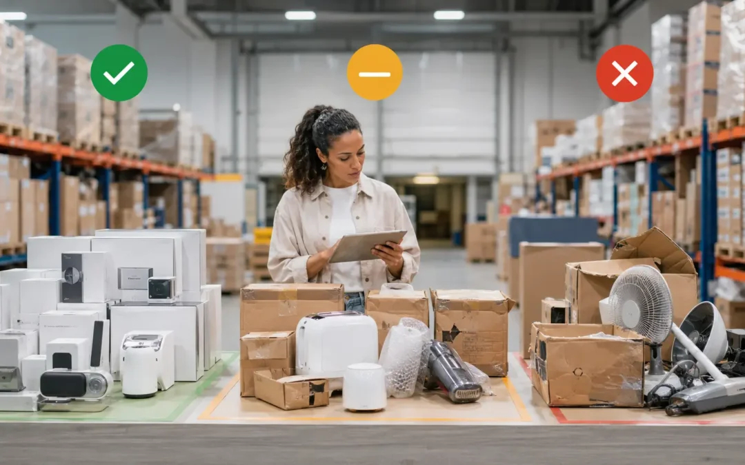 Stock A, B ou C en déstockage : quelles différences ?