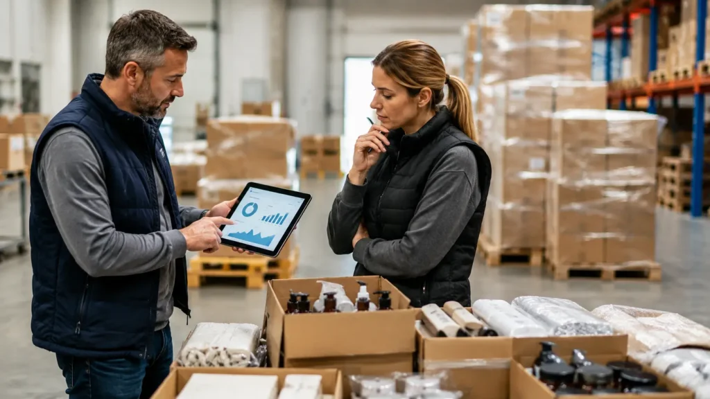 Vente B2B de lots pour écouler un stock lent rapidement
