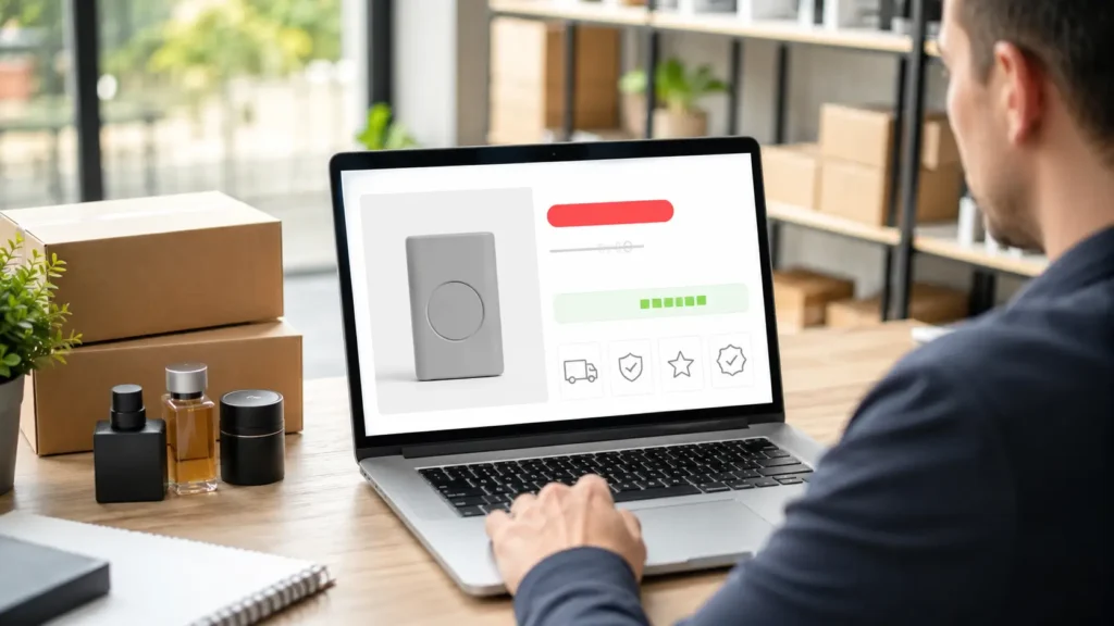 Optimiser une fiche produit de déstockage avec un prix transparent, un stock disponible et des preuves de confiance