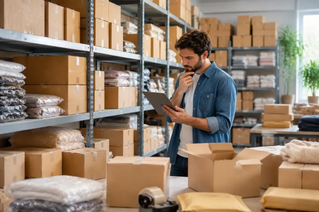 Erreurs logistiques ecommerce liées au surstock et à la faible rotation des produits