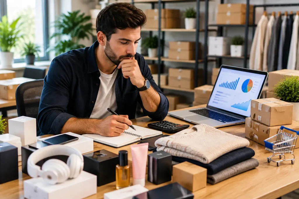 Produits rentables destockage analysés avant achat pour optimiser la marge de revente