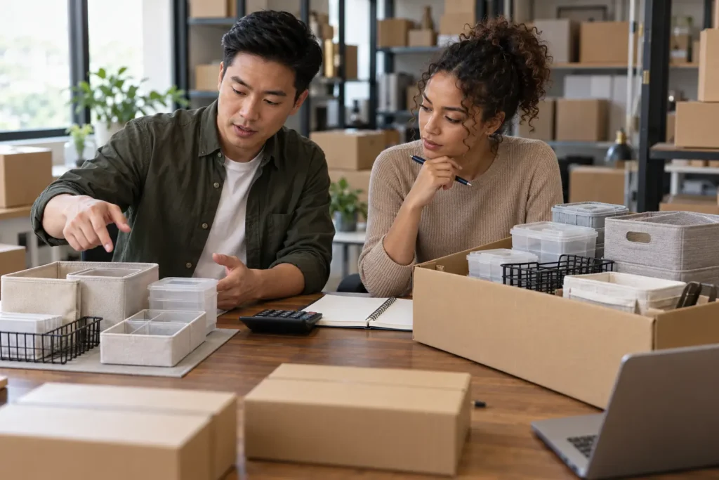 Rentabilité boutique achat-revente : deux revendeurs comparent la marge et la rotation du stock